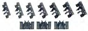 R-225 67-69 F-BODY MANUAL TOP HOLD DOWN LATCH CHROME HARDWARE SET EXACT REPRODUCTION OF ORIGINAL EQUIPMENT. FOR MANUAL CONVERTIBLE TOPS ONLY.