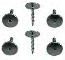 CORRECT ROOF RAIL WEATHERSTRIP SCREWS ACCURATE REPRODUCTIONS OF ORIGINAL. CORRECT HEAD DIAMETER AND PROFILE.