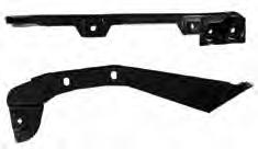 68 RS ACTUATOR SUPPORT BRACKETS LARGE REAR (FENDER WELL TO FENDER EXTENSION) RS ACTUATOR SUPPORT BRACKETS. ONLY REPRODUCTION AVAILABLE WITH ACCURATE, CORRECT GEOMETRY.