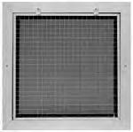 MODEL CC5F Cube Core Return Air Filter Grille EXTRuDED ALuminum Performance data page 107 Extruded aluminum construction 1/2" x 1/2" x 1/2" cube core Offers 90% free area Accepts 1" disposable filter