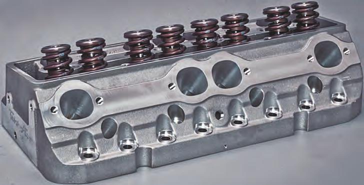 Ultra 18 250 Cylinder Head for Small Block Chevrolet Specifications Material: A-356-T61 aluminum Combustion Chamber Volume: 56cc CNC-profiled Intake Port Volume: 250cc CNC Competition Ported Intake
