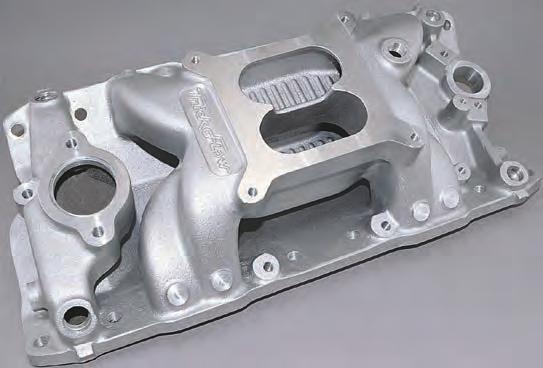 Intake Manifold Valve Covers Gaskets for Small Block Chevrolet StreetBurner Intake Manifold for Small Block Chevrolet Trick Flow s StreetBurner intake manifold for small block Chevrolet engines is