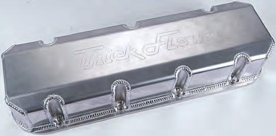 TFS-41400805 Valve covers, natural, pair Roller Rocker Arms for Big Block Chevrolet These aluminum roller rockers are excellent for use with Trick Flow heads.