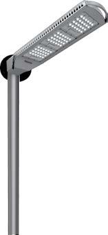 The highly efficient street light is ideal for IP and IK applications.