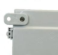 Multiple over Options Including Solid/Opaque and lear Polycarbonate 1 1 Molded Hinge Design With