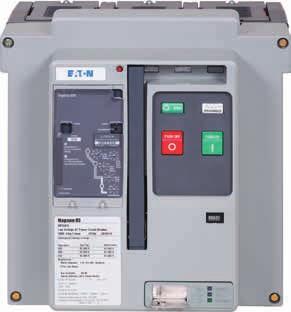 Family features and characteristics Front cover details Controls and indicators are functionally grouped on the breaker faceplate to optimize the user interface, visibility and ease of use.
