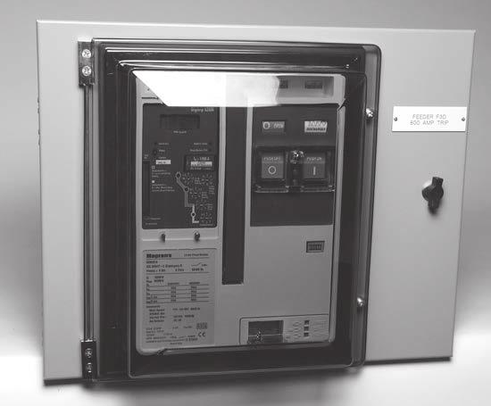 Cell switch (drawout position indicator) unmounted Cell switches mounted on cassette Door escutcheon and gasket IP55