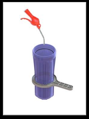 2.1. Use the filter wrench to remove the filter canister, turning the filter as