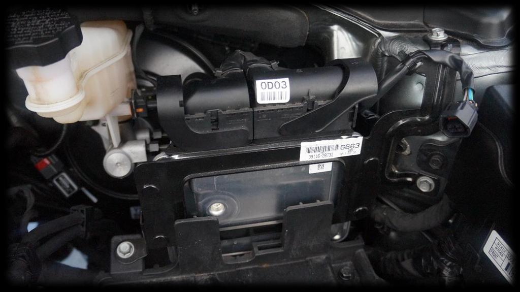 6. Unplug the ECU and remove the ECU from the car.