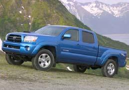 pickups grew dramatically when the Toyota Tacoma and Nissan Frontier moved