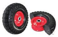 Semi Pneumatic - Puncture Proof 100kg Capacity Made in Taiwan. Puncture Proof Foam Filled Tyres. Both 3/4" & 20mm Ball Bearing Sizes Available.