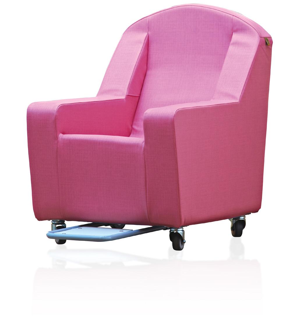 Stirling Product Code: CH02000 SWL: 102kg/16 stone The Stirling s degree of seat ramp to back angle recline combines with lateral support to ensure the correct posture and position of the user.
