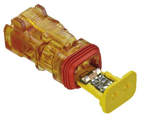 TTOR The etector connector has an integrated L used for diagnostics.