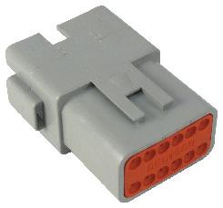 way receptacle WM-3S Wedgelock for 3 way plug