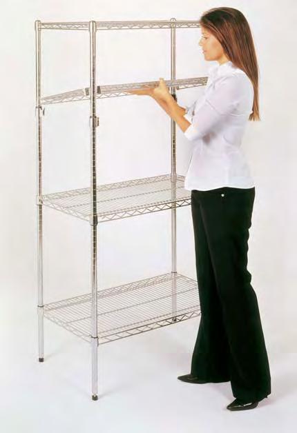 ECLIPSE QUICK FIT SHELF FOR USE THROUGHOUT ALL INDUSTRIES, INCLUDING CATERING & FOOD