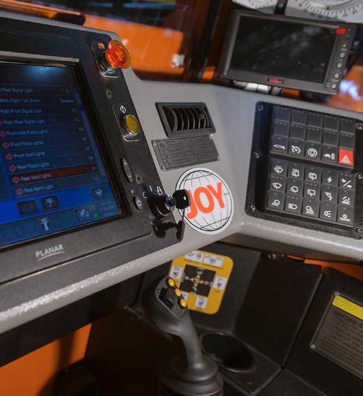 Key features Productivity Easy to use operator controls Safety Simple control suite allows the operator to concentrate on maximizing productivity ROPS/FOPS operator s cabin Certified protection of