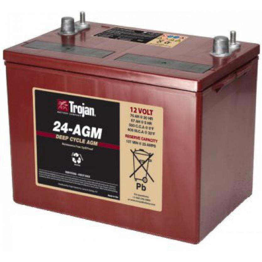 Lead-acid batteries divison AGM batteries have fiberglass linings which absorbs sulfuric acid Higher cycle count, as well as higher charge/discharge currents in comparison to flooded batteries Less