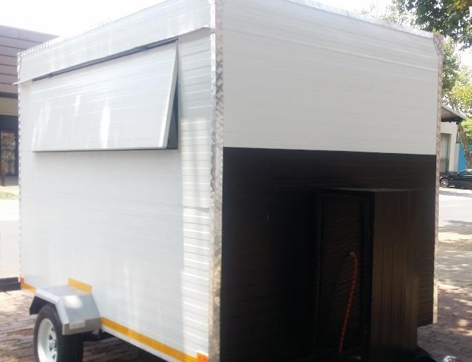 MOBILE KITCHENS 2.5M length X 1.6M width X 2M height price R 31 000.00 incl vat it comes with the following: 1.
