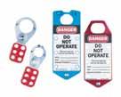Tools & Supplies Lockout/Tagout Safety Lockout Hasps Allow up to six workers to lock out a single energy source Rustproofed, plated and vinyl-coated Labeled hasps feature anodized aluminum alloy
