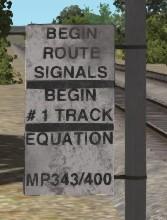 These indications also determine the maximum speed a train can traverse the junction(s). This type of signalling applies heading south upon passing signal 432-1 or 432-2.
