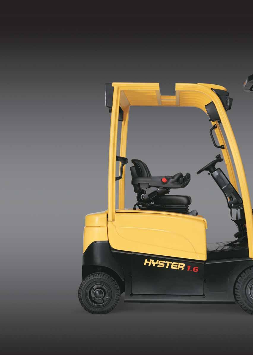 Product Highlights The new generation Hyster Electrics, like all Hyster products are