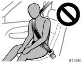 CAUTION The SRS side airbag system is designed only as a supplement to the primary protection of the driver side and front passenger side seat belt systems.