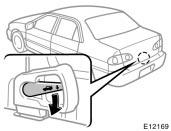 After closing the trunk lid, try pulling it up to make sure it is securely locked.