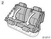 See Luggage stowage precautions in Section 2 for precautions in loading luggage.