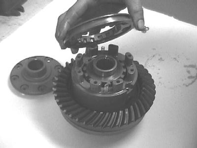 5. 6. Install locking ring gear with gears facing engagement
