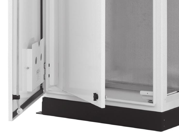 Kit contains four floor mounting angles and mounting hardware. Powder coated Black Texture. Modular Enclosures Floor Mounting Angle Dead Front/Swing Panel Ref. mm Ref.