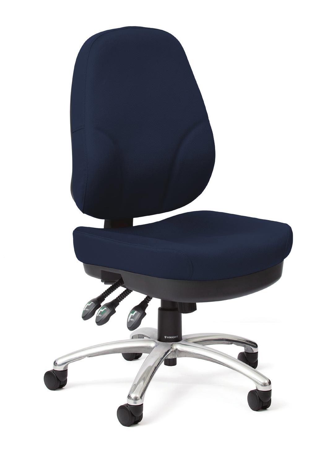 Heavy Duty Plymouth A BIG CHAIR for larger bodies. Plush high back with specially molded high density foam for HEAVY DUTY COMFORT. You ve only got one back and we help you to look after it!