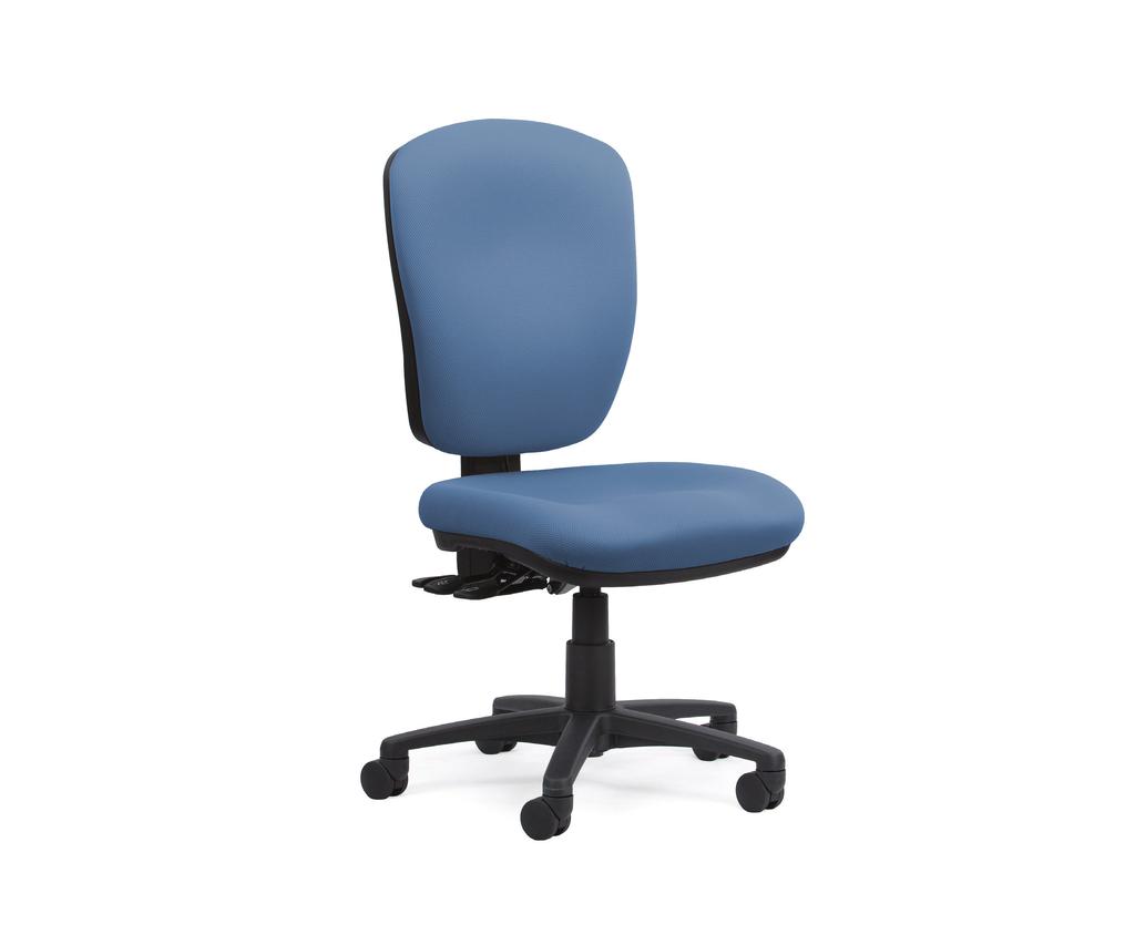 Form Triple-layer Comfort Zone back cushioning. SITTING IS BELIEVING! PUSH-PULL RATCHET BACKREST. It s never been easier to adjust the height of your back.