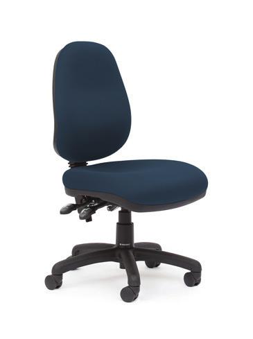 Evo Luxe Quickship * * If order received by 10am. Assembled, Black only. Molded high-density foam backrest. YOU LL BE COMFORTABLE ALL DAY. Pronounced lumbar support feels JUST RIGHT.