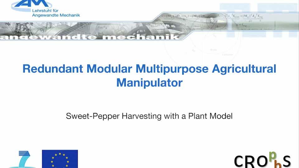 University of Munich Sweet Pepper Harvesting