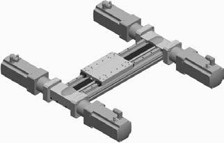 Toothed belt axes EGC-HD-TB, with heavy-duty guide High speeds and feed forces Recirculating ball bearing guide and rigid profile Maximum loads and torques Ideal as a basic axis for linear gantries