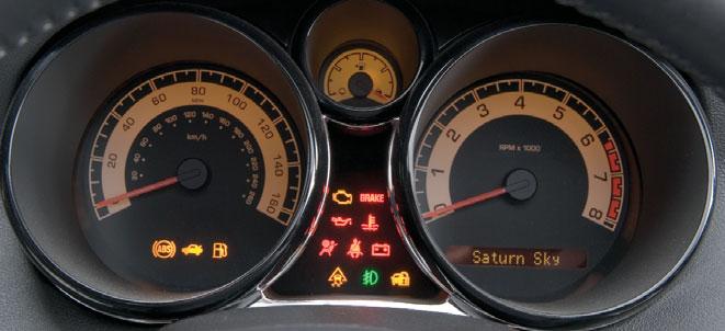 3 Instrument Panel Cluster A B C D E F G H I J K L M Your vehicle s instrument panel is equipped with this cluster or one very similar to it.