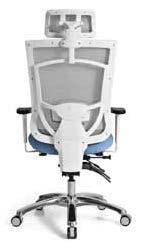 11721 tocked in Black, Blue or Green fabric seat with Black Mesh back. List $645 $290 Headrest Model No.