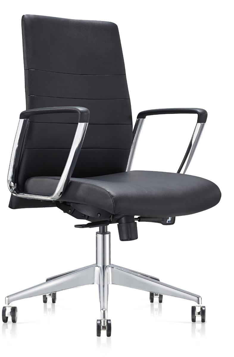 Chair, White EcoLeather $847 20 W Overall 39-3/4 to 43 H x 24-7/16 W x 23-5/8 D Seat height 18 to 21-1/4 Seat depth 18-1/2 Seat width 19-3/4 Back height from seat 22 Distance between