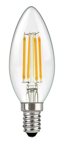 SUPACELL LED LAMPS & BATTERIES FREE delivery on all orders over 150 C37 CLEAR CANDLE FILAMENT LAMPS A range of C37 Candle Filament Lamps with an ACD Driver for longer life and superior heat