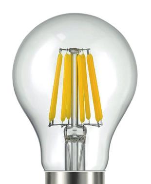 Orderline 0800 195 0006 A60 GLS CLEAR FILAMENT LAMPS SUPACELL LED LAMPS & BATTERIES A range of A60 GLS Filament Lamps with an ACD Driver for longer life and superior heat resistance.