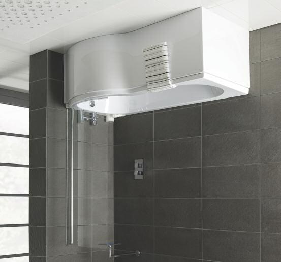 1500mm aluminium profile 6945 9 5 SUPEr STrONG acrylic benoni For Bath Panels & End Panels see page 11 alderney Benoni Acrylic L Shape Shower Bath