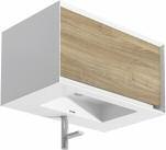 composite resin basin Soft close drawers White Basin H 400 x W 750