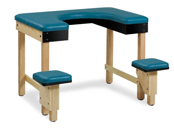 protection Solid, hardwood, triple-bolted legs with leveling guides Available cut-out sizes 20" and 24" (50.8 cm and 60.