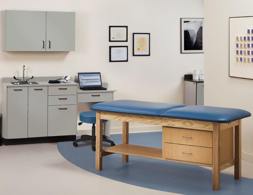 ETA CLASSIC SERIES TREATMENT TABLES Clinton ETA (easy-to-assemble) Classic Series Treatment Tables are the benchmark in the industry for traditional wood tables. Tough, sturdy 2.