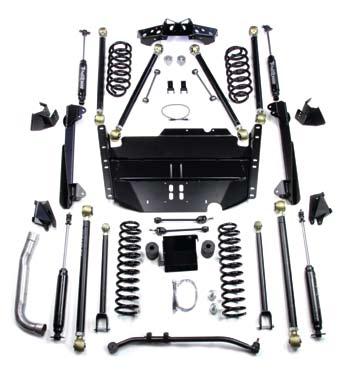 INSTALLATION GUIDE Installation Guide for the TJ LCG PRO Suspension System (Low Center of Gravity) Available 4 or 5 Take every precaution to make this installation a safe procedure.