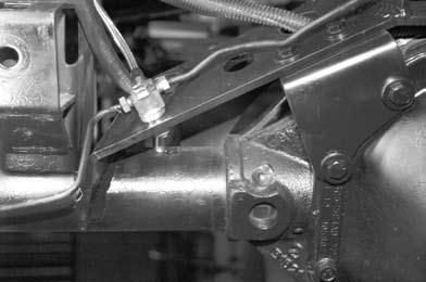 Figure 3 shows the main bracket installed with the arms and the TeraFlex Belly Up Skid Plate. Rear Installation 11. The rear upper control arms attach to the rear axle using an axle truss.