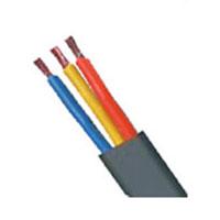 Submersible 3 Core Sheathed Flat Cables PVC Insulated Three Core Flat Flexible Cable
