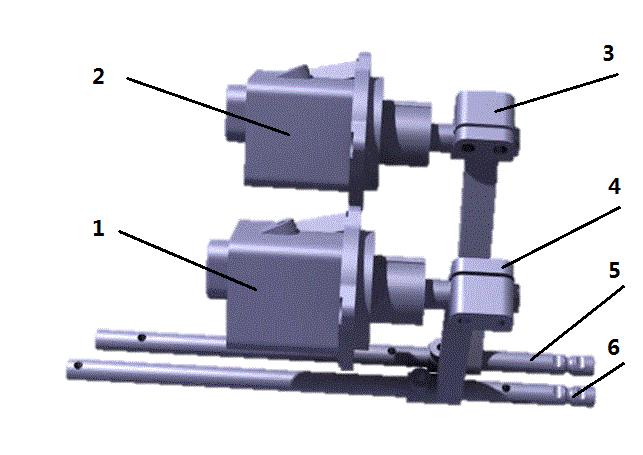 MATEC Web of Conferences fork shaft, number 2 is the set screw hole, the connecting part is fixed with the shifting fork shaft through a set screw.