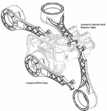 wrench (shown below in various positions on the valve) may be purchased