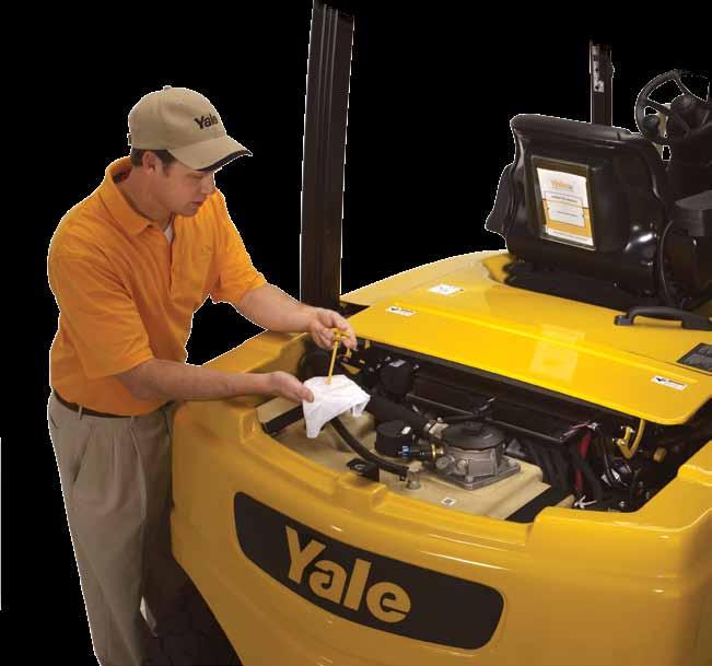 years of operation will be available from your Yale parts dealer